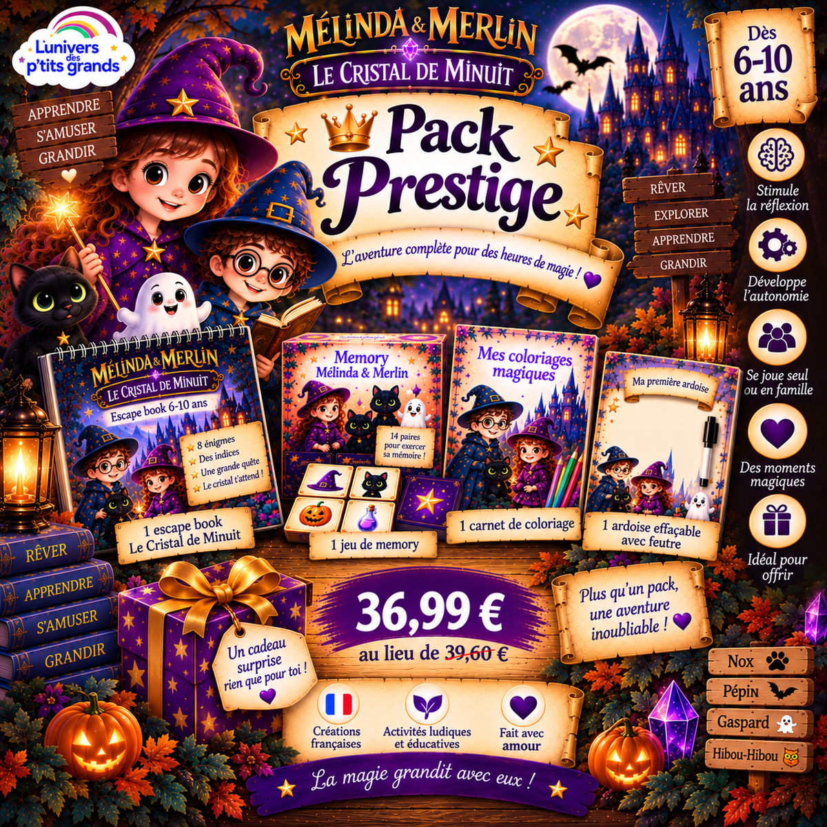 Pack - Le cristal de Minuit