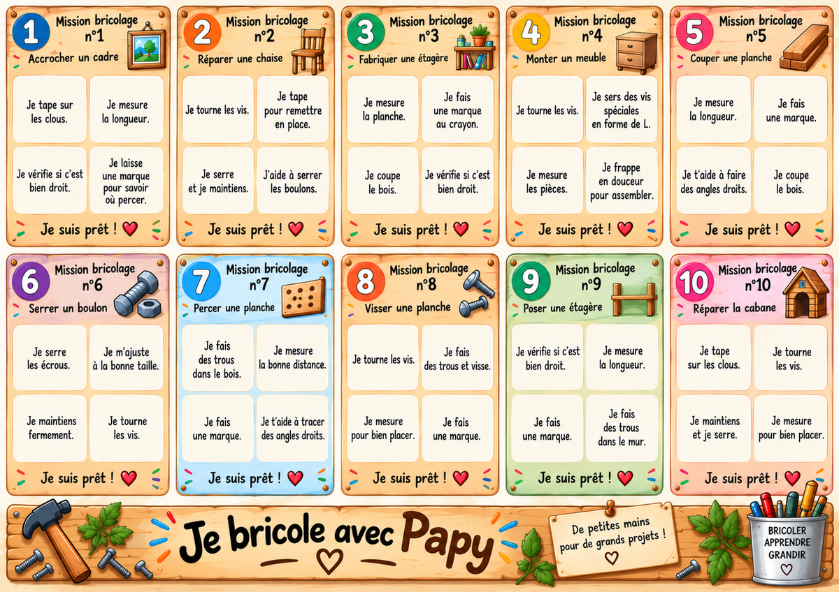 Je bricole avec papa