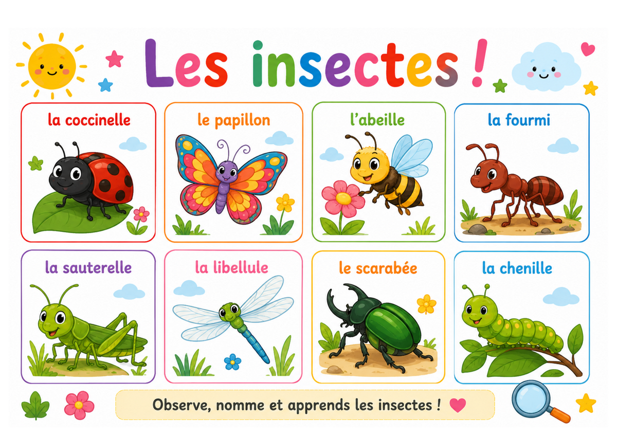 🌈 livret éducatif « Mes premières découvertes »