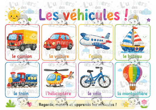 🌈 Mes Premières Découvertes – (Set éducatif plastifié)