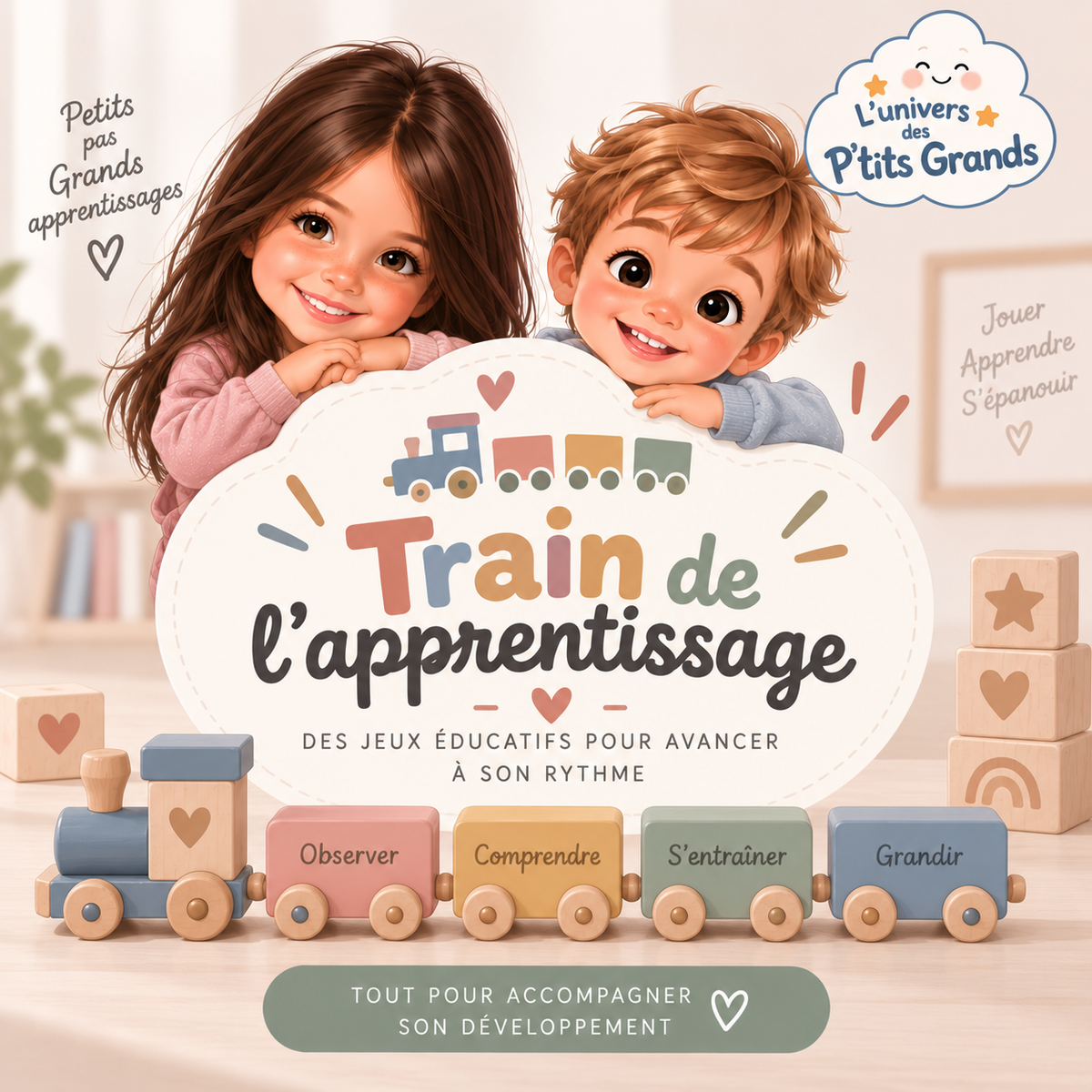 🚂🌈 Les Petits Trains de l'Apprentissage – Apprendre en s'amusant !