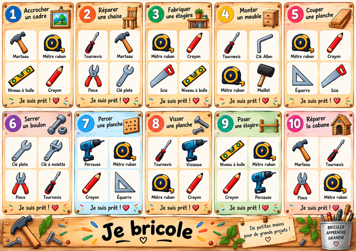 Je bricole avec papa