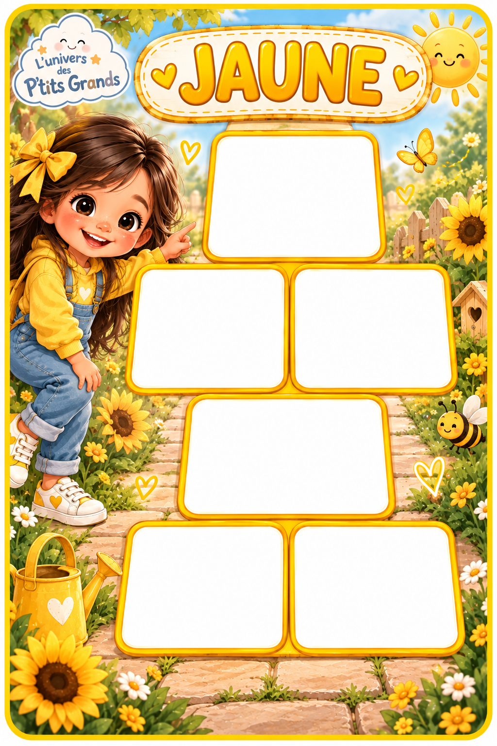 🌈 La Marelle aux Couleurs – PDF imprimable A5