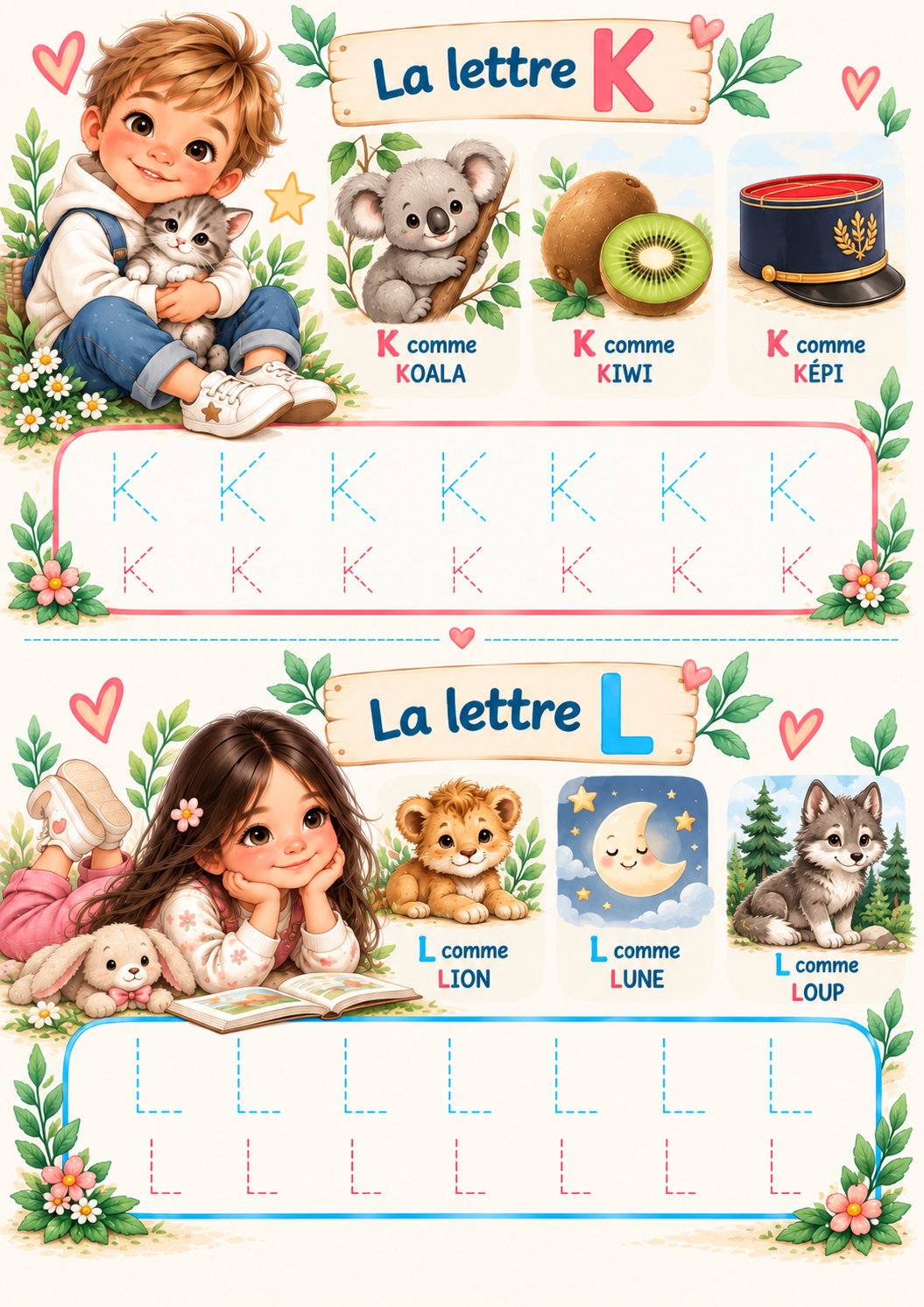 🌈 La Ronde des Lettres – PDF imprimable
