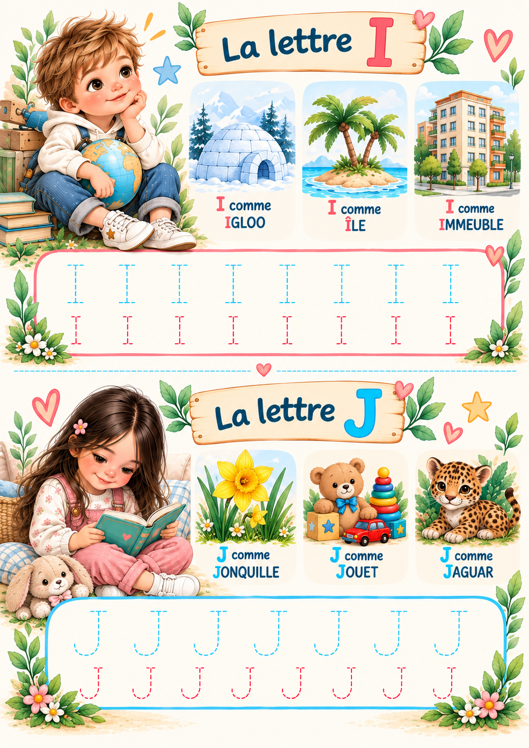 🌈 La Ronde des Lettres – PDF imprimable