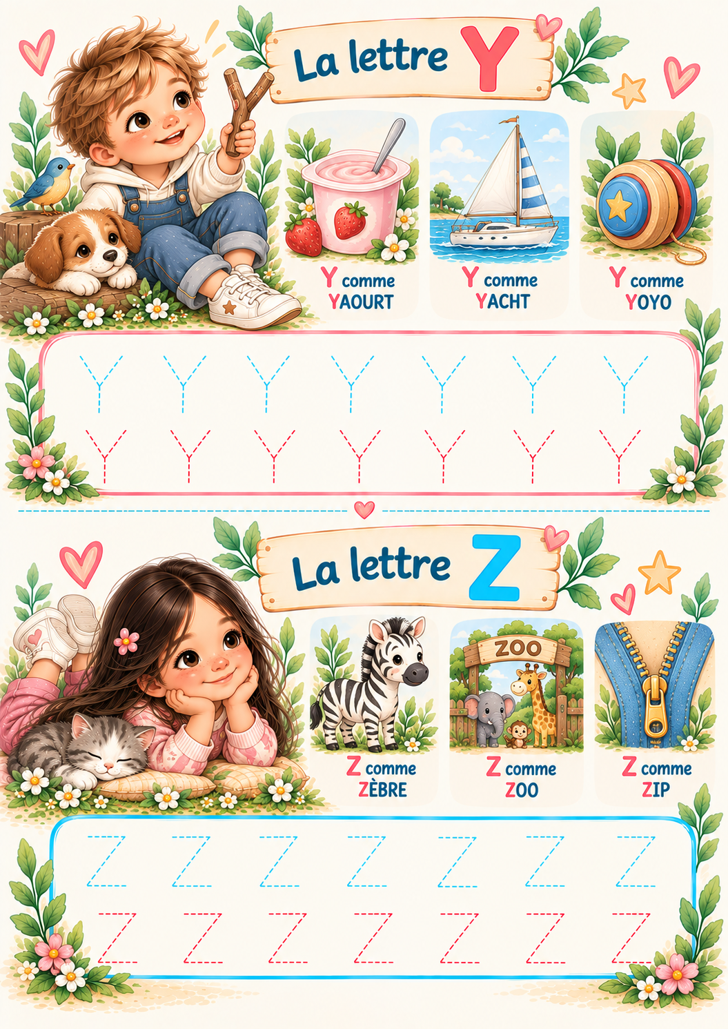 🌈 La Ronde des Lettres – PDF imprimable