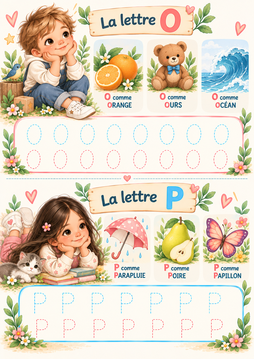 🌈 La Ronde des Lettres – PDF imprimable
