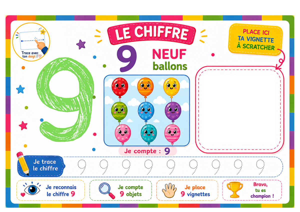 🌈 La Farandole des Chiffres