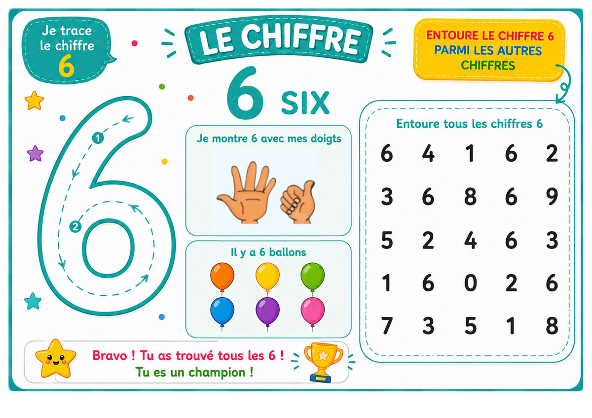 🌈 La Farandole des Chiffres