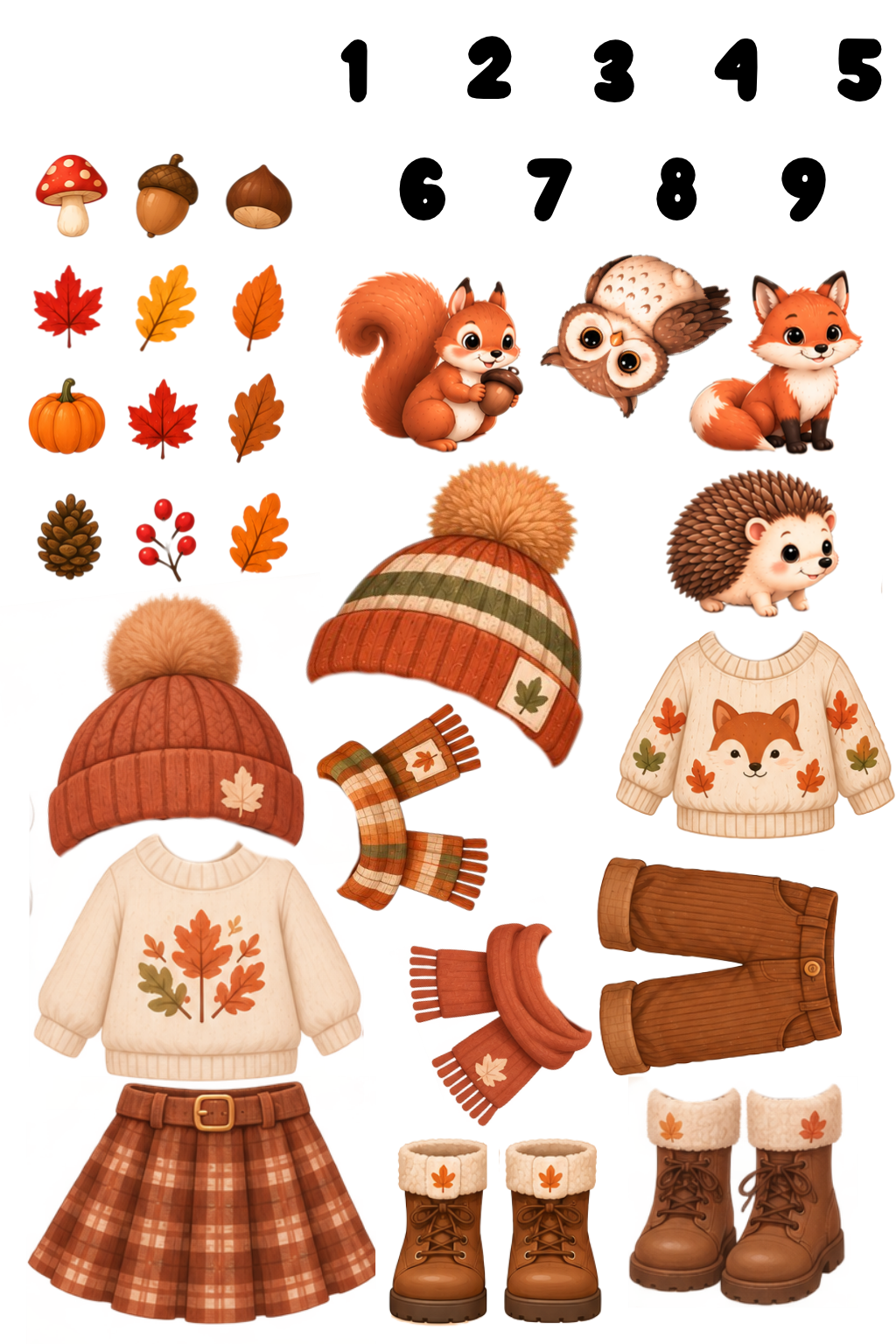 🍂 MES PETITS JEUX D’AUTOMNE – KIT À ASSEMBLER 🍁
