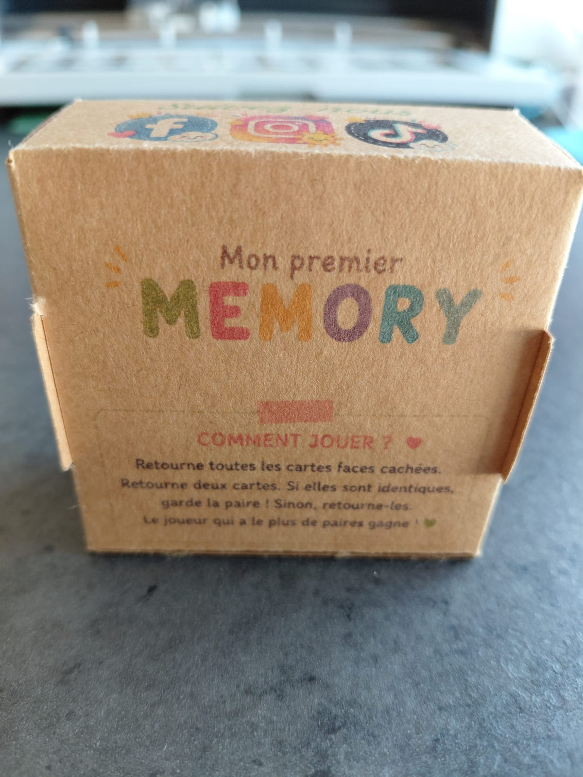 🧠🌈 Mon Premier Memory – Kit à assembler soi-même