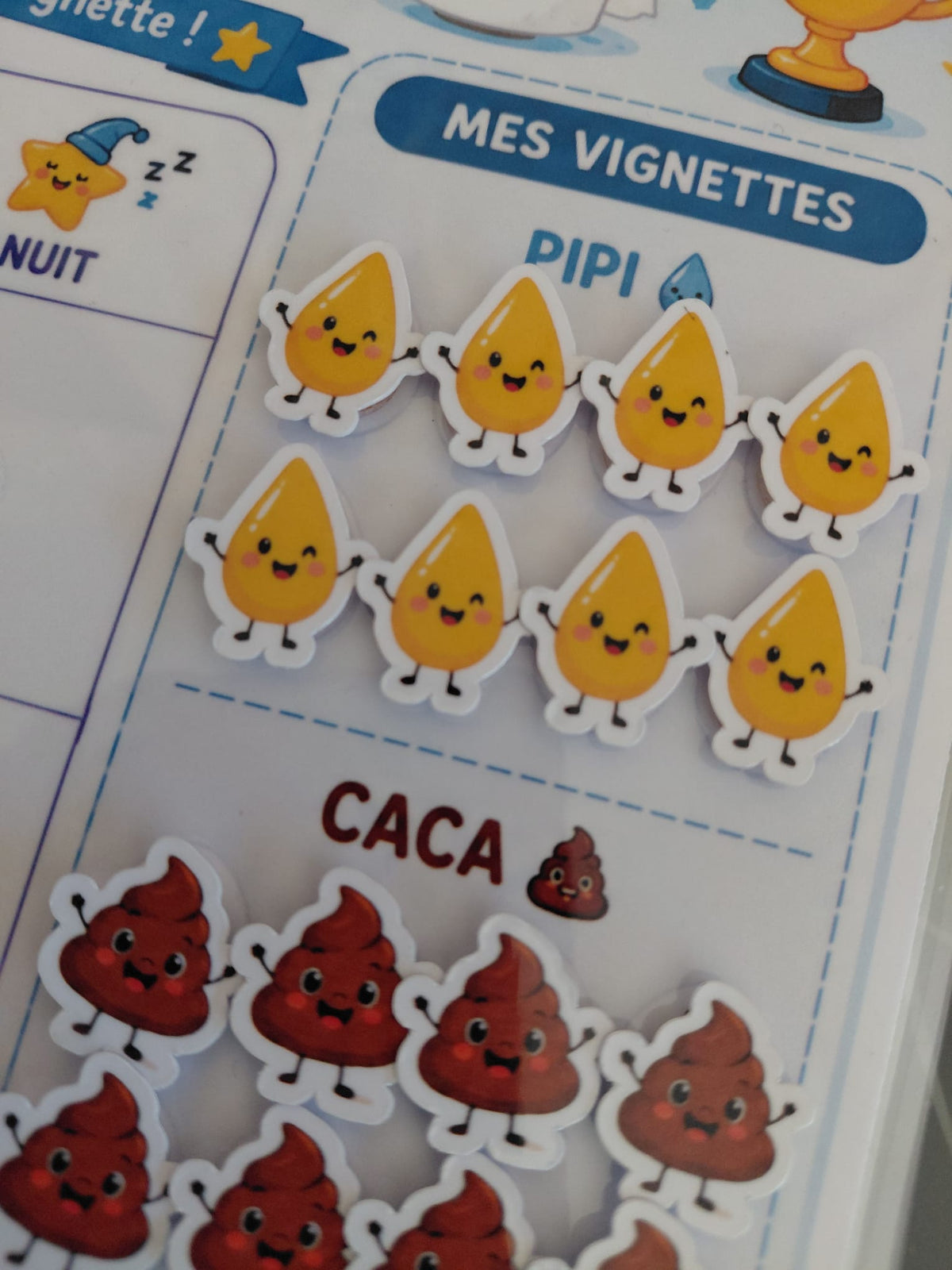 🚽 Je deviens propre ! – Tableau éducatif