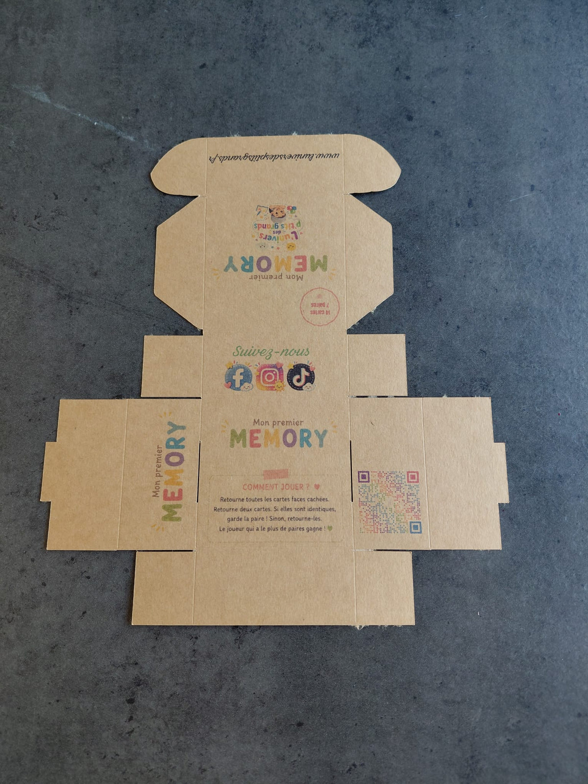 🧠🌈 Mon Premier Memory – Kit à assembler soi-même
