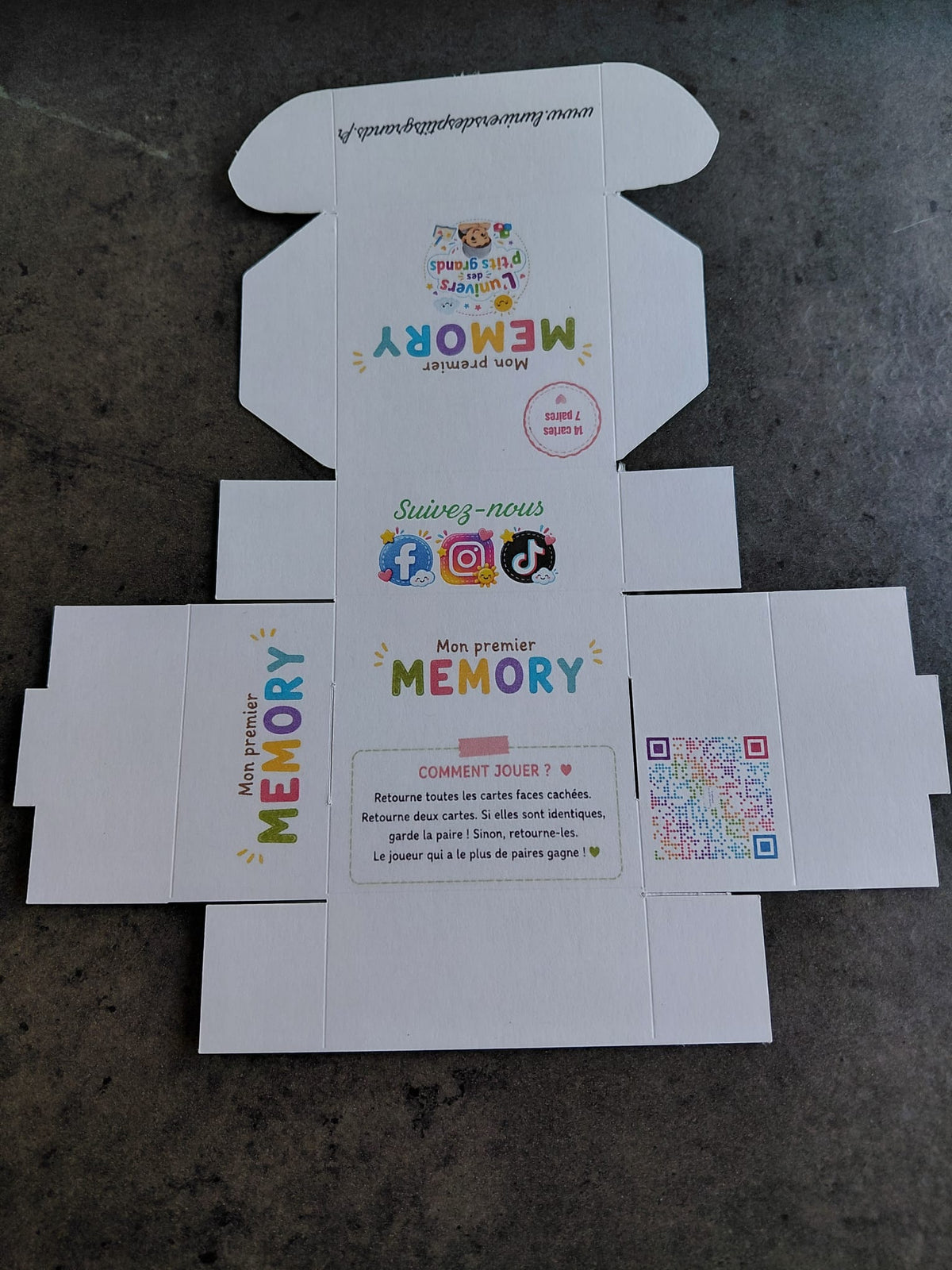 🧠🌈 Mon Premier Memory – Kit à assembler soi-même