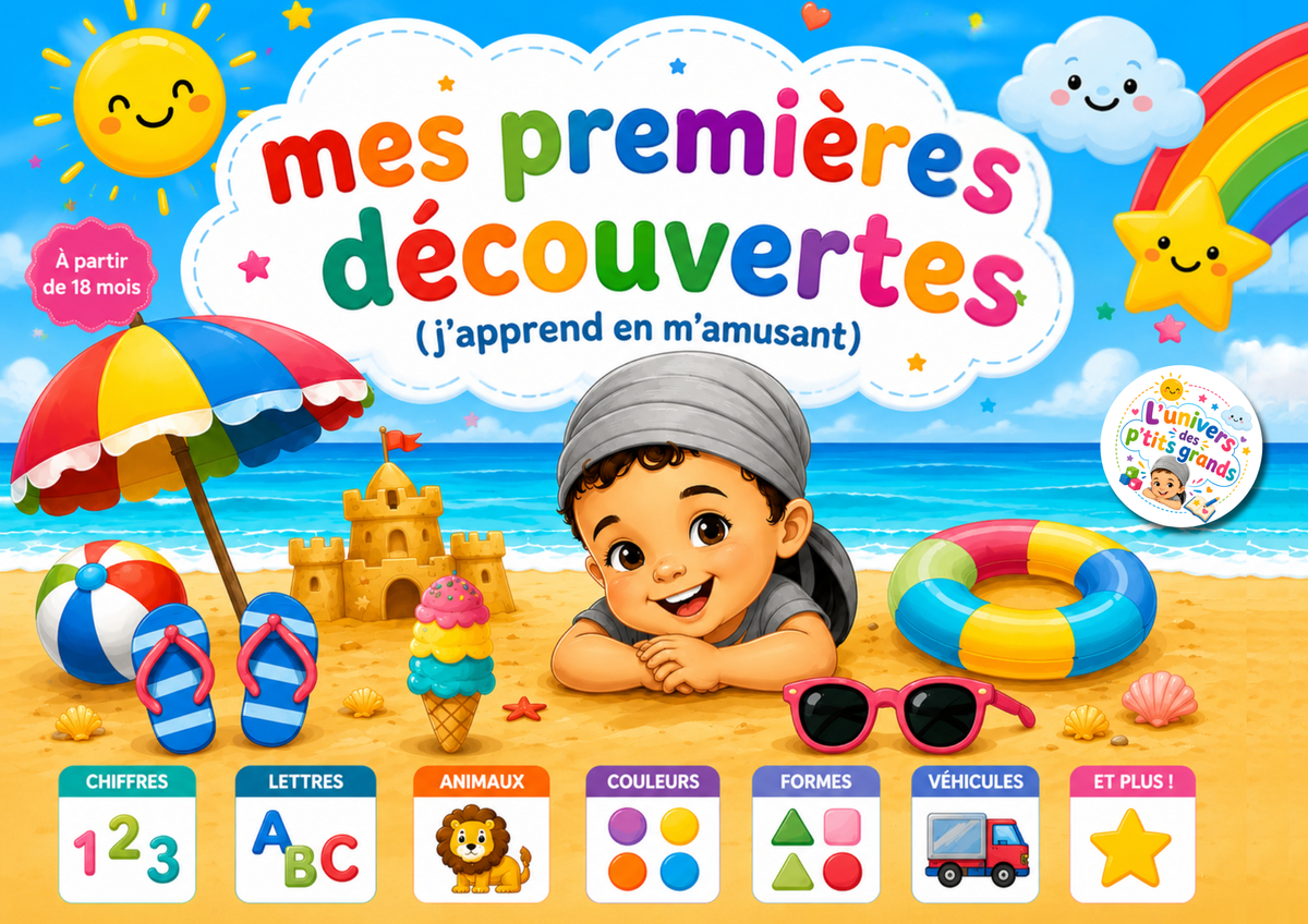 🌈 Mes Premières Découvertes – (Set éducatif plastifié)