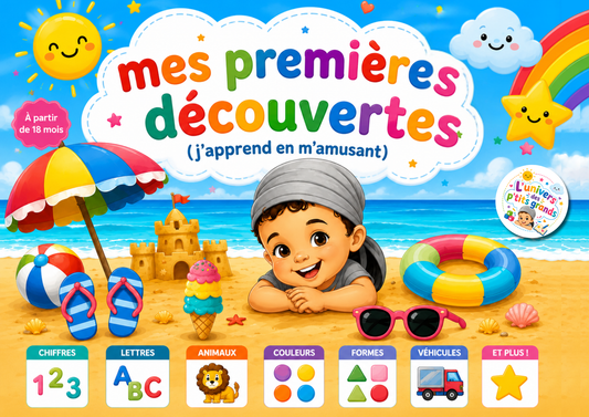 🌈 Mes Premières Découvertes – (Set éducatif plastifié)
