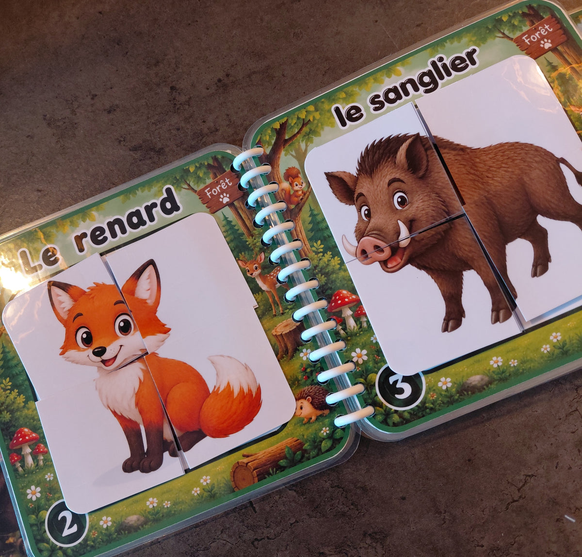 🧩 Mes Premiers Puzzles 🦁🐠🦉🐄🦜
