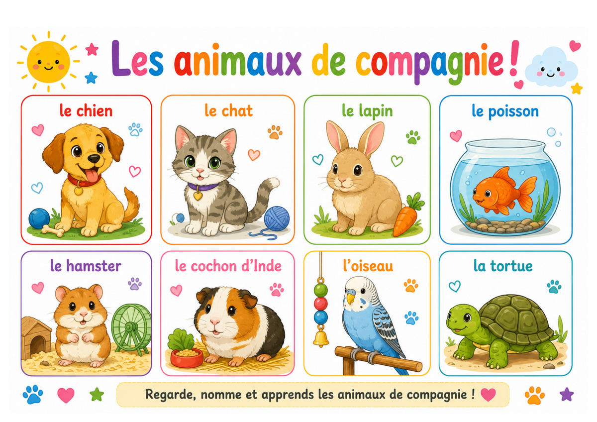 🌈 livret éducatif « Mes premières découvertes »