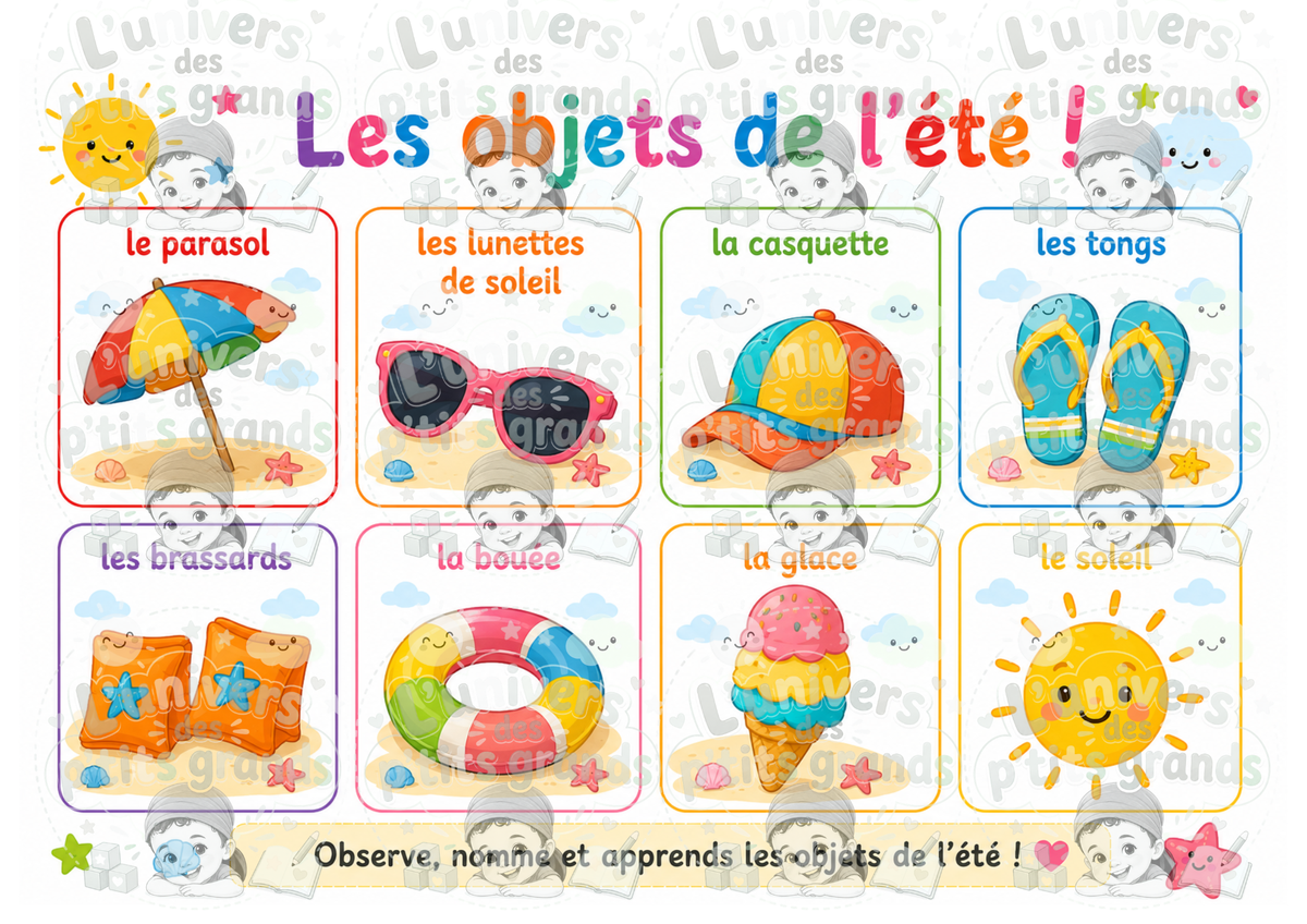 🌈 Mes Premières Découvertes – (Set éducatif plastifié)