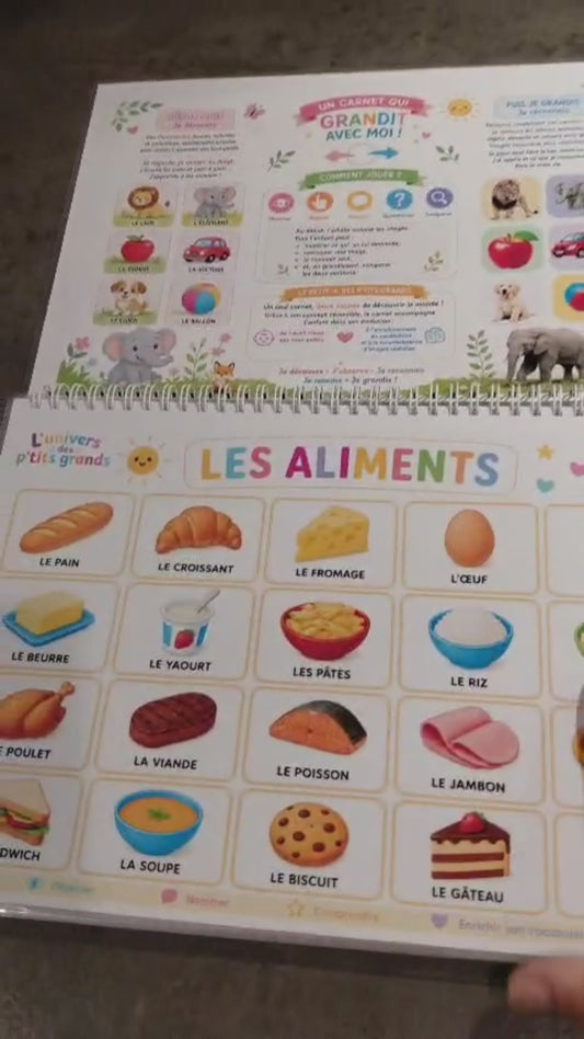 🌍 L’IMAGIER GÉANT RÉVERSIBLE – PERSONNALISÉ AVEC LE PRÉNOM DE VOTRE ENFANT