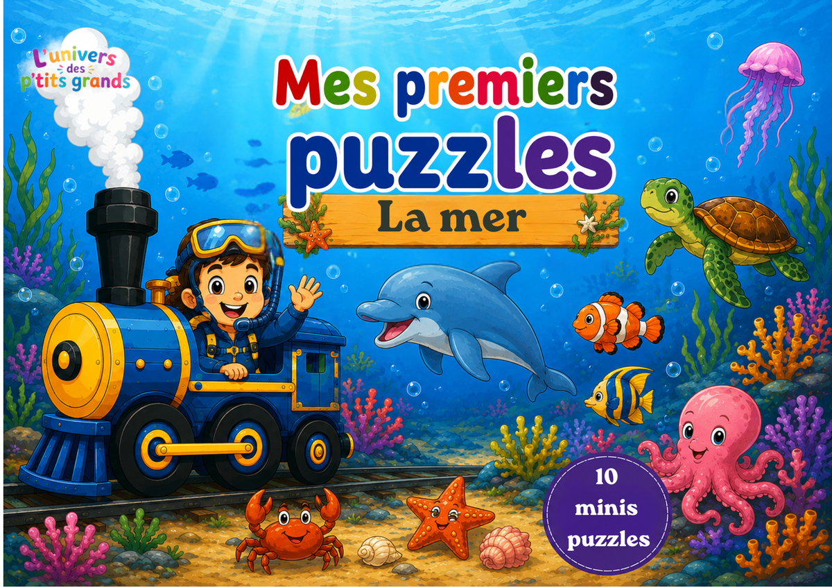 🧩 Mes Premiers Puzzles 🦁🐠🦉🐄🦜